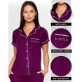 thumbnail image 5 of Ensembles de Pyjama pour Femmes - Haut de Pyjama à Col Cranté et Pantalon de Pyjama - Logo de Pyjama pour Femmes, 5 of 5