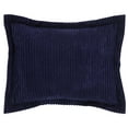 thumbnail image 4 of Better Trends 2-Piece Twin Bedspread Set 100% Cotton Chenille, Soft & Cozy Stripe Pattern, All-Season Bedding, Machine Washable (Navy) Jullian Collection, 4 of 6