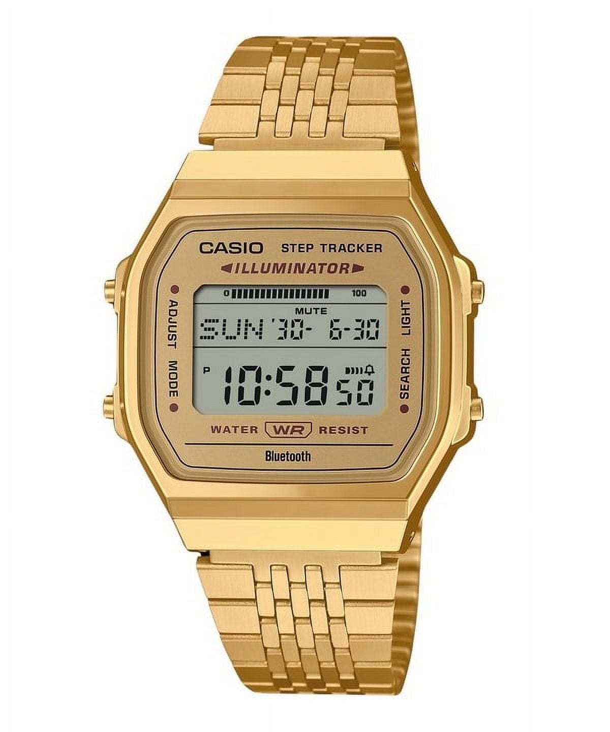 Casio Vintage Digital Smartphone Link Stainless Steel Quartz ABL 