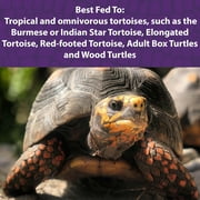 Mazuri Tortoise Diet, Burmese & Indian Star Tortoises, Elongated & Red-Footed Tortoises, Adult Box & Adult Wood Turtles, 1.25 lbs