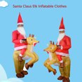 thumbnail image 3 of Teissuly Christmas Santa Claus Inflatable Costume Role Play Costume Stage Performance Props Teissuly WER202310060736, 3 of 8