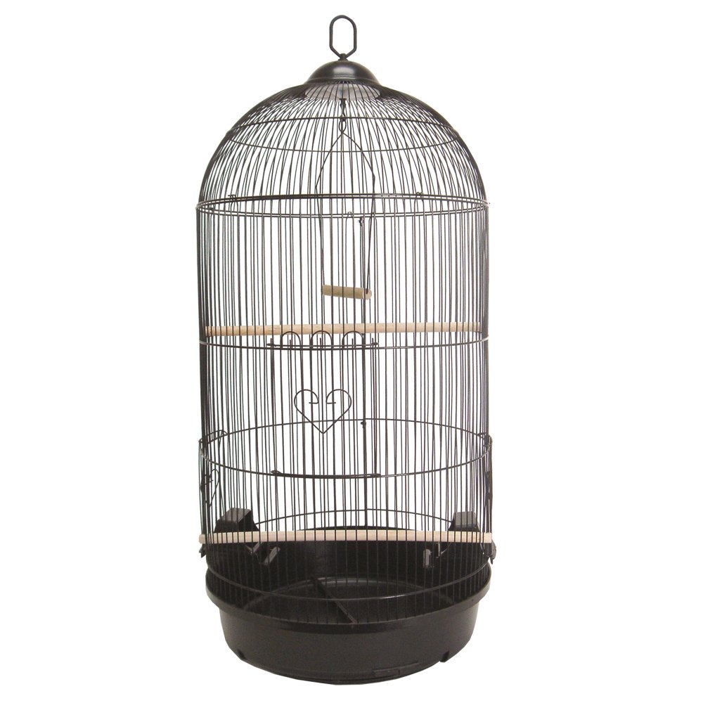 YML 1594BLK Round Top Bird Cage