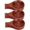 thumbnail image 2 of Dish-5Pcs Japanese Style Wooden Soy Sauce Seasoning Dish Flavor Spices Plate Tableware Kitchen Tool, 2 of 7