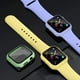 thumbnail image 4 of Cristal, funda y correa para Apple Watch, pulsera de silicona de 44mm, 40mm, 45mm, 41mm, 38mm, 42mm, 44mm para iWatch serie 3, 4, 5, 6, se, 7, 4 of 4
