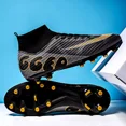 thumbnail image 3 of Zapatos de fútbol para hombre, zapatillas de entrenamiento de fútbol al aire libre, tacos deportivos ultraligeros antideslizantes, transpirables para interiores, 3 of 4