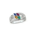 thumbnail image 2 of Personalized Engravable Birthstone Ring in 10K Gold by Jewlster, 2 of 4