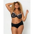 thumbnail image 6 of Tulip Strappy Lace Push Up - Black & Adobe Rose, 6 of 7