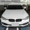 thumbnail image 3 of Spec-D Tuning Glossy Black Front Bumper Lip Spoiler Splitter Compatible with 2016-2019 BMW 3 Series F30 F35 328i 330i, 3 of 7