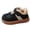 Black, variant on Mgmyaa Girls Fleece Soft Soled Sports Shoes British Style Casual Fashionable Warm for Toddler Little Kid