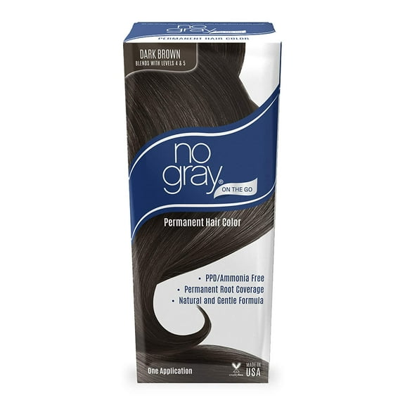 No Gray Permanent Root Touch up in Dark Brown, PPD and Ammonia Free