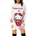 thumbnail image 3 of Sudadera con capucha de dibujos animados de HELLO KITTY para mujer, sudadera con capucha ajustada con gráficos de HELLO KITTY kawaii, camisetas unisex divertidas, sudaderas de anime para mujer, 3 of 5