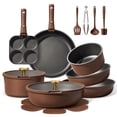 thumbnail image 1 of Set de Cocina CAROTE 21 piezas Antiadherente con Mango Desmontable, 1 of 9