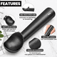 thumbnail image 3 of 5 Pack De Cuchara Para Helado Acero Inoxidable Antiadherente Belug, Negro, 3 of 5