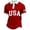 Red&&100, variant on CONROSES 4Th Of July Men's Short Sleeve Polo Shirts Patriotic Usa Flag Graphic Collared Independence Day Polo Shirt for Men Casual Golf Shirts