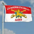 thumbnail image 2 of 2but 6th 9th Cavalry Flag Saber flags CAV US Army Military Flags Polyester 3x5 FT Indoor Outdoor Banner, 2 of 4