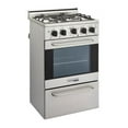 "Unique Prestige 20"" Stainless Steel Kitchen Stove Appliance with 1.6