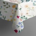 thumbnail image 6 of Pioneer Flower Floral Print Pattern Rectangle Tablecloth 60"x102",Waterproof Polyester Rectangle Table Cloth, Wipeable Spillproof Polyester Tablecloth for Dining, Camping, Indoor and Outdoor, 6 of 6