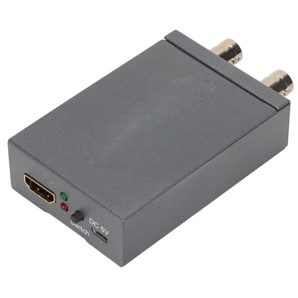 AHD To HD Multimedia Interface Converter, LED Indicator Stable 1080P Mini Video Converter Adjustable for TV