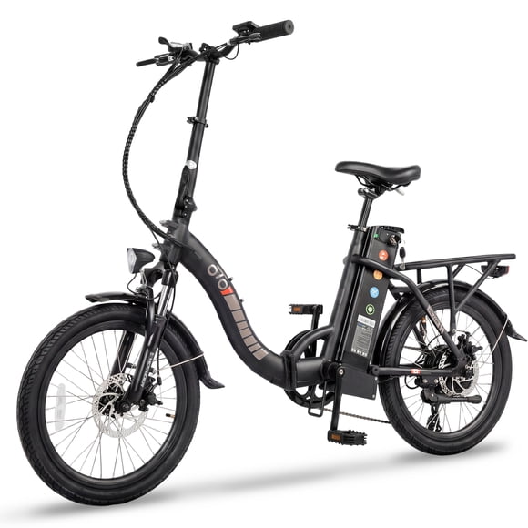 Victor 125km Range Step-Thru Folding Electric Bike | 750W Powerful Performance with Dual Disc Brakes & Lockable Suspension - Black