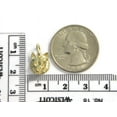 thumbnail image 4 of Small Wolf Face Charm Pendant 14k Yellow Gold!!, 4 of 4