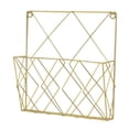 thumbnail image 2 of GROWTH TANK Wall-Mounted Magazine Holder, Brochure Holder, Comic Display, Brochure Storage Organizer, File Rack, Storage Rack for Home Office Gold, 2 of 9