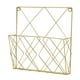 thumbnail image 2 of Revistero metálico de pared, soporte para periódicos y libros, folleto decorativo Oro, 2 of 9