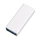 thumbnail image 3 of Adaptador USB C a USB3.0 Conector multifuncional tipo C a USB para transmisión y carga de datos Gris plateado, 3 of 8