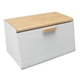 thumbnail image 3 of Kitchen Bread Box,Iron Bread Box Trapezoidal Iron Bread Box Iron Bread Box Holder Time-Tested Durability, 3 of 12