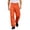 C189 Orange, variant on CONZONE Mens Jeans Flared Leg Mid Waist Denim Pants For Men Trendy Summer Fall Trousers With Pockets