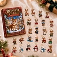 thumbnail image 4 of Christmas Advent Calendar 2026, Reindeer Village Hanging Ornament Countdown, Whimsical Winter Decorations for Christmas Tree Wreath Mantel Window Garland and Seasonal Home Displays, 4 of 6