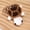 Brown, variant on Handmade Crochet Turtle Keychain, Polyester Yarn Knitted Tortoise Bag Charm Key Pendant