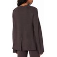 thumbnail image 2 of The Drop Womens Alice Crew-Neck Back-Slit Ribbed Pullover Sweaterpullover-Sweaters, 2 of 6