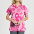 thumbnail image 3 of NAMTYQX Breast Cancer Awareness T-Shirts Breast Cancer Shirts for Women Pink Size L, 3 of 4