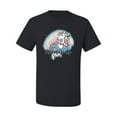 thumbnail image 2 of Wild Bobby, Mermazing Mermicorn Cute Gift Women Girls, Streetwear, Men's Graphic Tees, Black, Small, 2 of 3