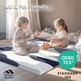 thumbnail image 4 of ODIKA 8'x10' Machine Washable Non-Slip Area Rug, Abstract Line in Grey and Navy Modern Design High Traffic Rug, Gray, 104796, 4 of 7