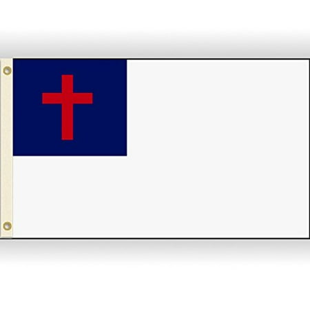 Christian Flag Christianity Cross Banner Church Pennant 2x3 Foot