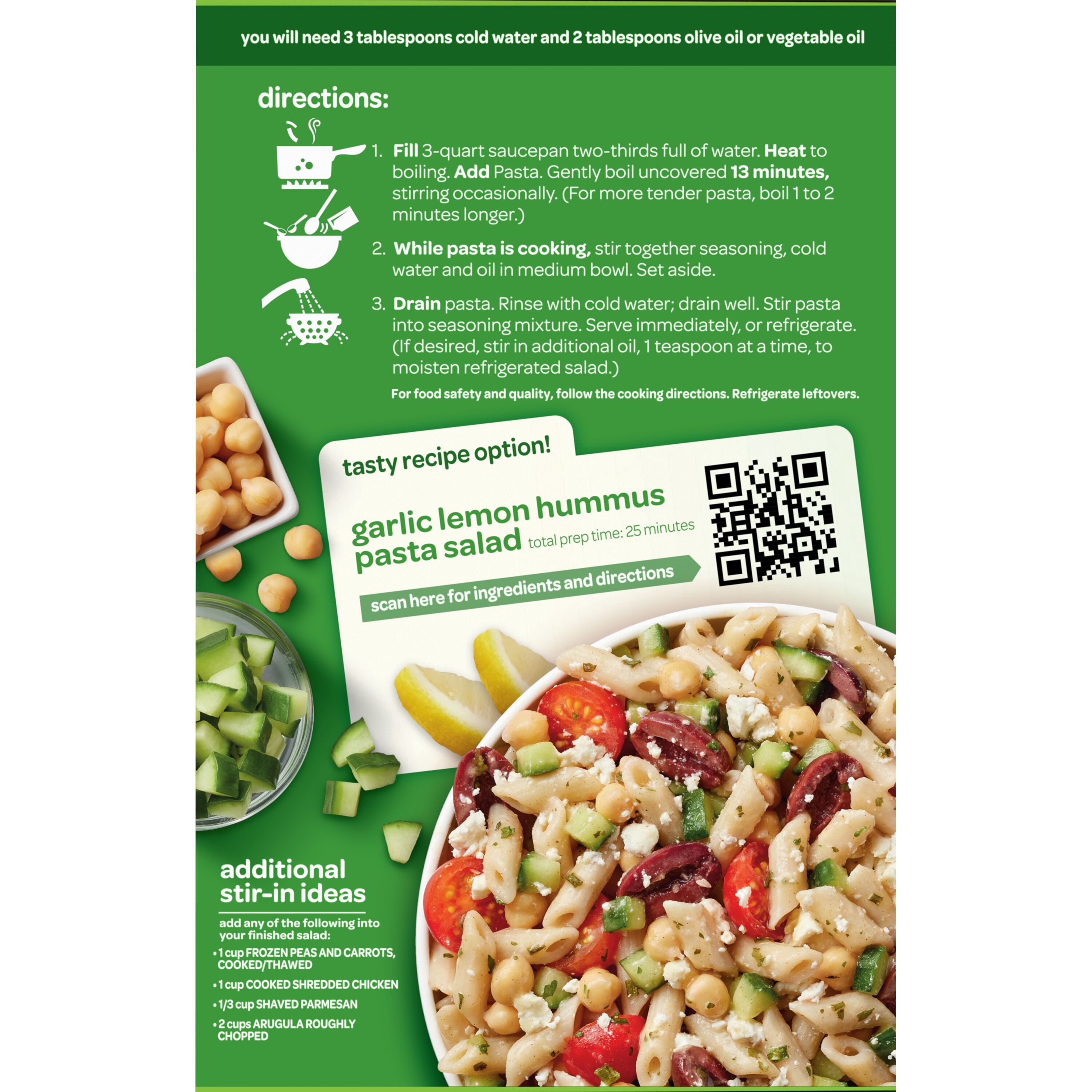 Suddenly Pasta Salad Herb Garlic with Seasoning Blend, 7.5 Oz Box