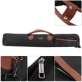 thumbnail image 2 of Graflsoa Black Clarinet Case with 1680D Fabric, 15mm Foam Padding, Compact Design (73x16x11cm), 2 of 7