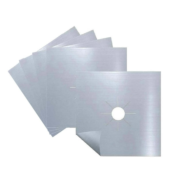 Fiudx Protector Reutilizable para Cocina de Gas, Tela Antiadherente de Fibra de Vidrio, Diseño de Fácil Limpieza, Se Adapta a Cualquier Estufa, Múltiples Usos para Cocina y Horno, Apto para Lavavajil