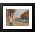 thumbnail image 2 of Rudolf Hellwag 14x11 Black Modern Framed Museum Art Print Titled - Walking in the Palace Grounds, 2 of 5