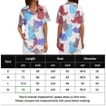thumbnail image 2 of Camisas De Mujer Camiseta con botones de verano Blusa de mujer con estampado europeo Ropa femenina (Azul claro M) Ygjytge para Mujer azul claro T M, 2 of 6