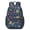 Fireman and Extinguisher, variant on Fireman and Extinguisher Blue Pattern 17" School Backpacks for Teens,Waterproof Oxford Fabric,S-Shape Padded Straps for School,Travel,Hiking,Camping