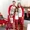 2.Red, variant on PatPat Christmas Pajamas Family Matching 2 Piece Long Sleeve Top & Pants Couple Pjs Sets Nutcracker Totally Crushin' Christmas Letter Print Women Sleepwear with Socks, Red, M
