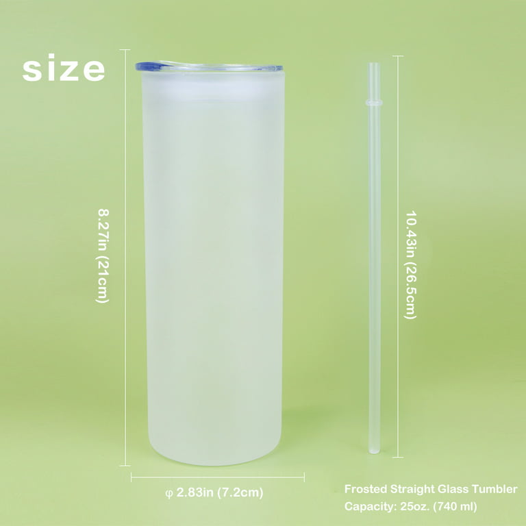 25oz frosted glass tumblers – KCSubPlug