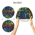 thumbnail image 5 of Pofeuu Magical Mushrooms and Flowers Print Silk Bonnet for Sleeping, Satin Hair Bonnets, Soft Elastic Band Silk Sleep Cap, Hair Wrap, 5 of 6