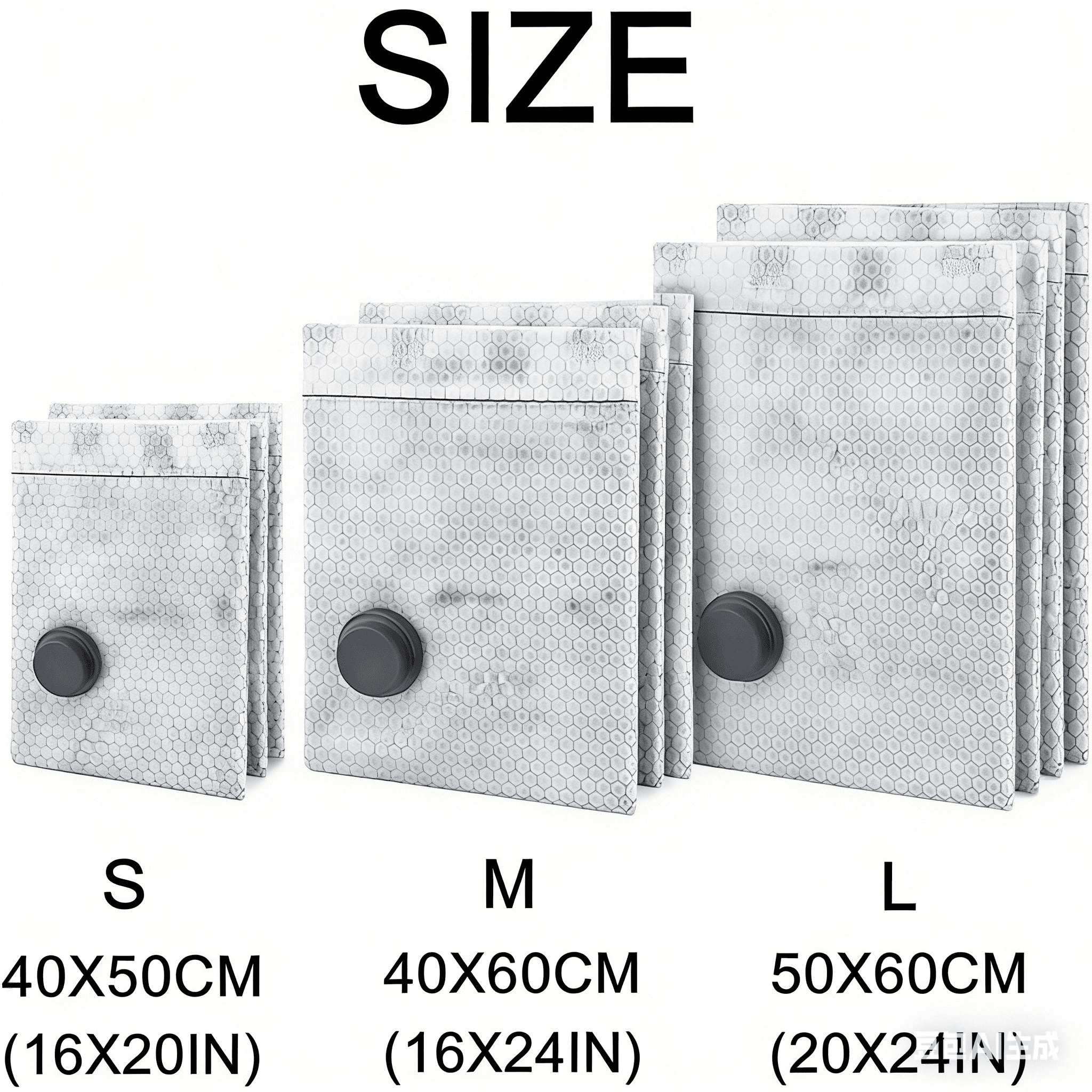 Vacuum Storage Bag Set with Electric Pump, for Travel Luggage Clothing, Space Saving Compression Bags, Multiple Sizes