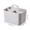 Gray, variant on Storage Caddy with Handle, 4-Compartment Portable Organizer Box for Desk, Art Supplies, Cosmetics, and Small Household Items