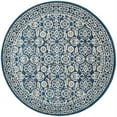 thumbnail image 6 of Safavieh Evoke 5'1" Square Power Loomed Rug in Royal and Ivory, 6 of 10