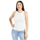 thumbnail image 1 of Blusa de canalé sin mangas /Juvenil, 0282 (Blanco) blanco M, 1 of 4