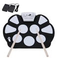thumbnail image 2 of PEPISKY Portable Electronic Roll up Drum Pad Kit Silicon Foldable with Stick, 2 of 8